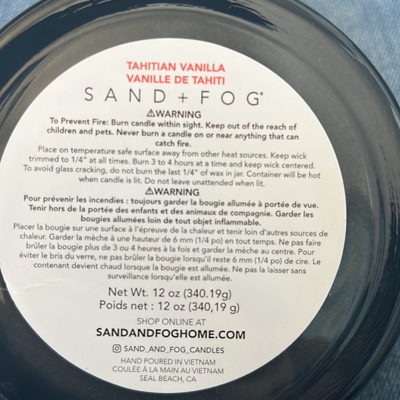 Tahitian Vanilla Scented Candle - Picture 6 of 6